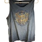 Harley Davidson Harley-Davidson Women's Embellished Tank Top XL Gray Motorcycle Theme Photo 0