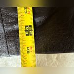 Italian brown leather jacket nwot size 46 Photo 4
