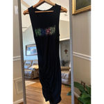 Bebe Black Ribbed Tank Dress Sleeveless Size Small Photo 3