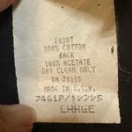 EUC Vintage Jessica Scott Large Velvet Vest Cotton Made In USA Black Photo 6