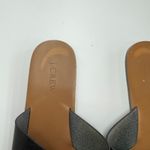 J.Crew Sandals Womens 9 Black Criss Cross Slip On Beach Coastal Photo 1