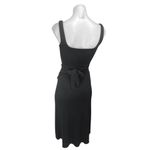 Aritzia Wilfred Black Sleeveless Tank Wrap Tie Tank Midi Sheath Dress Size 2XS Photo 1