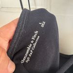 Abercrombie & Fitch  black faux leather style bodysuit size large Photo 5