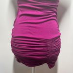 Sky Top Women M Purple Magenta Cowl Neck Halter Y2K Going Out Top Vintage Club Size M Photo 8