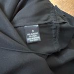 Silk blend little black dress with lace trim hem, size 8 Photo 14