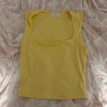 Live in the Moment  Yellow Tank Top Photo 0
