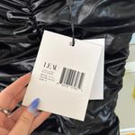 NWT LEAU Black Luna Latex Midi Dress Photo 6