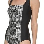 Calvin Klein NWT  Women's Full Coverage Pleated Panel One Piece Swimsuit Size 16 Photo 0