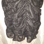 ZARA  black draped lace longsleeve mini dress small nwt Photo 4