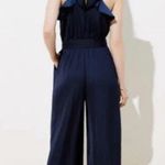 Loft Women's Flutter Wide Leg Jumpsuit - Forever Navy - Size 4 Photo 1