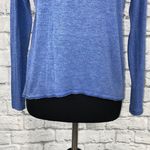 Aerie dropped shoulder scoopneck essential Longsleeve top blue sz XS women Photo 1