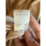 Ces Femme Corduroy Dress Sz Small Cream Zip Up Front Pockets Mini Y2K Tan Photo 6