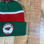 '47 Minnesota Wild Women's Patch Nature Colorblock Pom Beanie Knit Hockey Cuffed Green Photo 7
