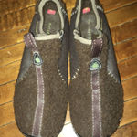 Terra warm brown textured fuzzy slipper slip on shoes Brown Size 7 Photo 0