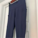Fabletics NWT  Oasis High-Waisted 7/8 in Deep Navy Photo 5