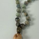 Handmade  Amazonite 8mm Knotted Buddha Mala Photo 3