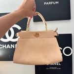 Cream leather purse Tan Photo 0