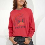 Disney NEW  X AE Fleece Crew Neck Sweatshirt Feisty Photo 0