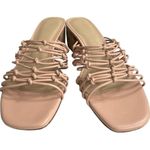 Nordstrom  Signature Leandra Knotted Slide Sandal pink color size 9 Photo 1