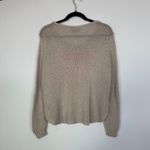 Wooden Ships  Pink Heart Crewneck Lightweight Open Knit Sweater size X/S Photo 3