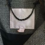 Rebecca Taylor  black white‎ textured Raw Hem blazer Women’s Size 2 Photo 2