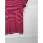 Lululemon Swiftly Tech Tee Women 6 Berry Heathered Athletic Yoga Running Workout Pink Photo 5