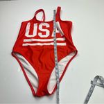 Chubbies  Patriotic One‎ Piece Swimsuit Womens Size Large Res White USA Summer Photo 6
