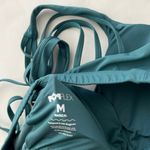 ( RARE ) POPFLEX Criss Cross Strappy Sports Bra in Teal Blue Size M Green Size M Photo 3
