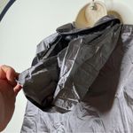 Oakley Luxe Anorak 1/4 zip pullover crop Hooded Jacket StoneGray sz L Photo 11