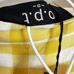 NEW OPT Women's Barbie Doll yellow gingham Size S Photo 6