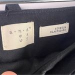 A New Day  Black Stretch Ankle Pants, Cotton Blend, Workwear Slim Trousers Photo 7