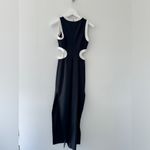 STAUD Dolce Midi Dress in Black XS Photo 6