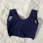 NEW Dark Blue Lace Bralette Long Line bra top navy blue 32B Size undefined Photo 1