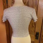 Wild Fable light pink cropped v neck top Photo 10