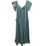 Mara Hoffman Blanche Wide Leg Jumpsuit in Sage Green Size Large Boho Photo 1