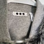 Three Dots  Faux Fur Vest Gray Photo 11