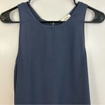 Wilfred Aritzia Dusty Blue Silk Trim Sleeveless Flowy Tank Size Small Photo 1