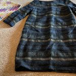 ZARA  blue textured sparkly dress small Photo 3