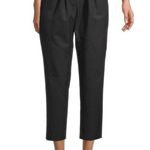 IRO  Alper Wool Blend Cropped Paperbag Dress Pants Charcoal Grey Size EU 40 US 8 Photo 0