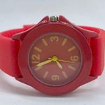 Xhilaration  32mm ladies Quartz analog watch red tone case dial  silicone band Photo 0
