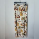 Paper Heart NWT  Strapless Palm Print Maxi Dress size L Photo 9