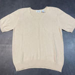 Jeanne pierre Beige Knit Sweater - Elegant Comfort for Women (Size M) B-115 Photo 0