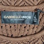 New York & Company Gabrielle Union Sweater Tank Dress. Size XL Brown Photo 6