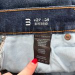 Mott & Bow Slim Straight Grand Boyfriend Jeans Medium Dark Blue Size W27 Photo 4