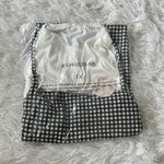 Full Circle Trends  Gingham Print Dress with Top Black/white Plus size 1X Photo 1