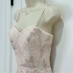 Dress the Population  Anabel Sequin Sweetheart Gown Pink Floral XS Prom Bridal Photo 4