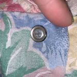 Lady Manhattan vintage pastel floral puff sleeves button Down nightgown Photo 4