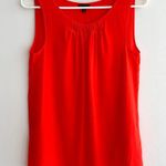 Talbots  100% Silk Orange Tank Top, Flowy Top, Business Casual, Size 2 Photo 1