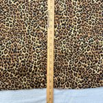 Private Luxuries Satin Leopard Blouse Womens M Button Down Pajama Style Top Brown Size M Photo 7