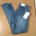 B86 New Womens Skinny Girl Jamie Pull on High Rise Skinny Jeans Size 26/2 Blue Photo 5